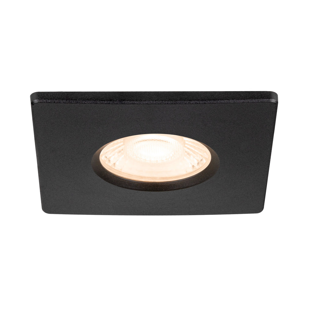 SLV UNIVERSAL DOWNLIGHT cover, for downlight, IP65, square, black 1008096