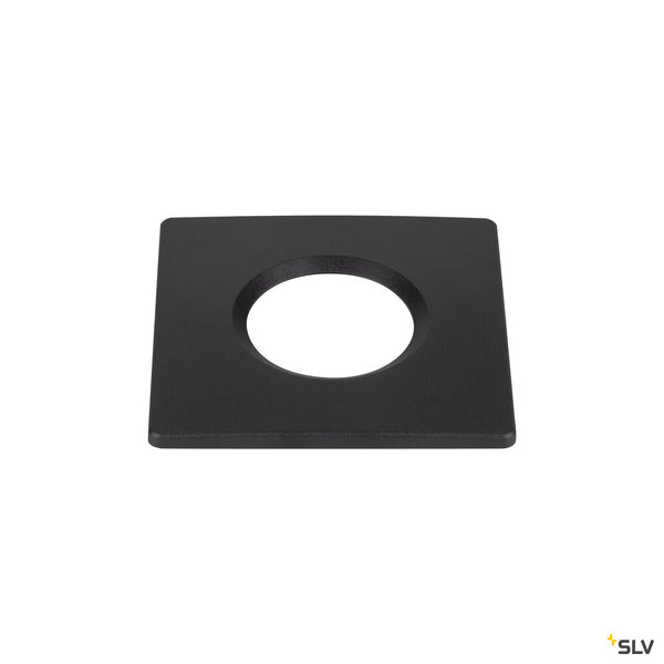 SLV UNIVERSAL DOWNLIGHT cover, for downlight, IP65, square, black 1008096