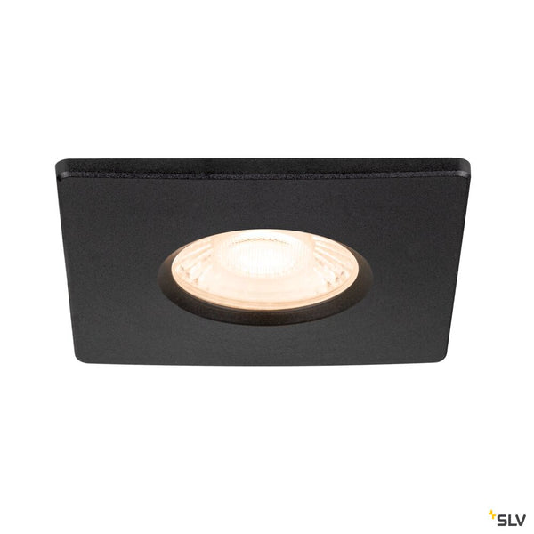 SLV UNIVERSAL DOWNLIGHT cover, for downlight, IP65, square, black 1008096