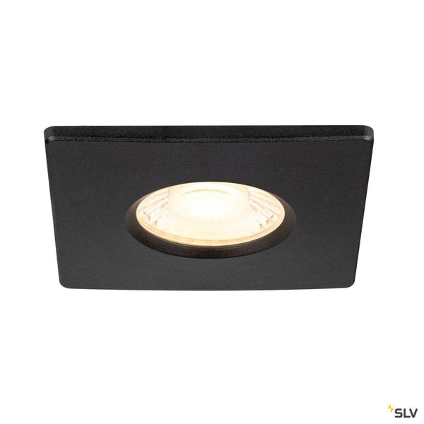 SLV UNIVERSAL DOWNLIGHT cover, for downlight, IP65, square, black 1008096