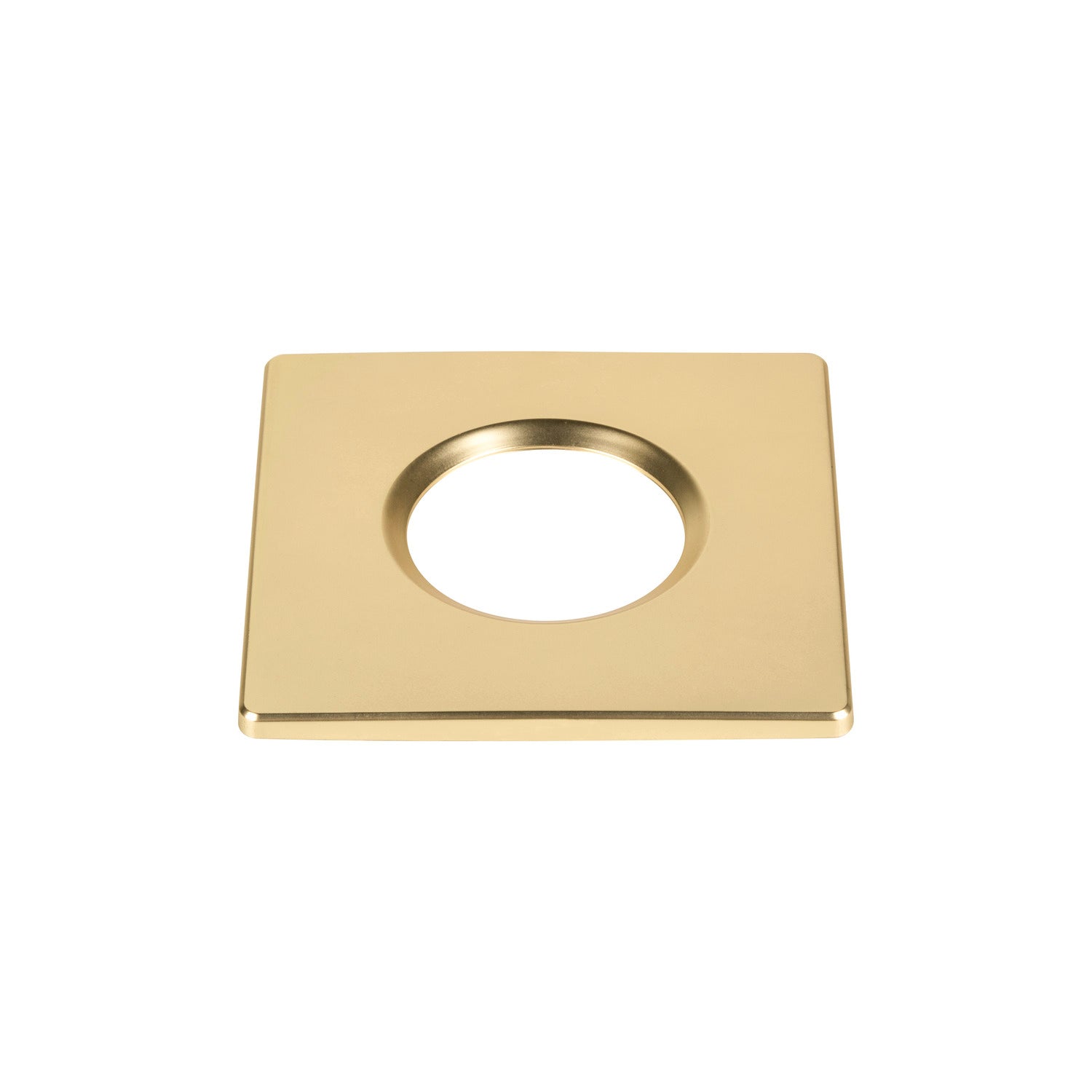SLV UNIVERSAL DOWNLIGHT cover, for downlight, IP65, square, gold matt 1008098