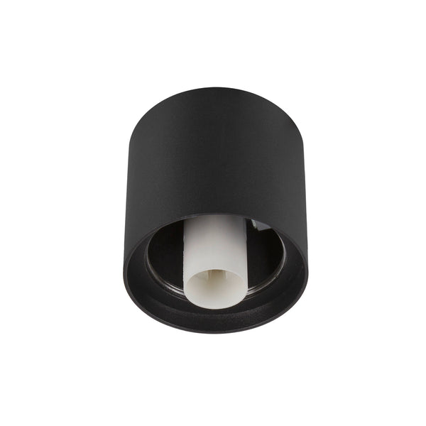 SLV VARYT, ceiling-mounted light, round, 1x max. 6 W, E14, black 1008099