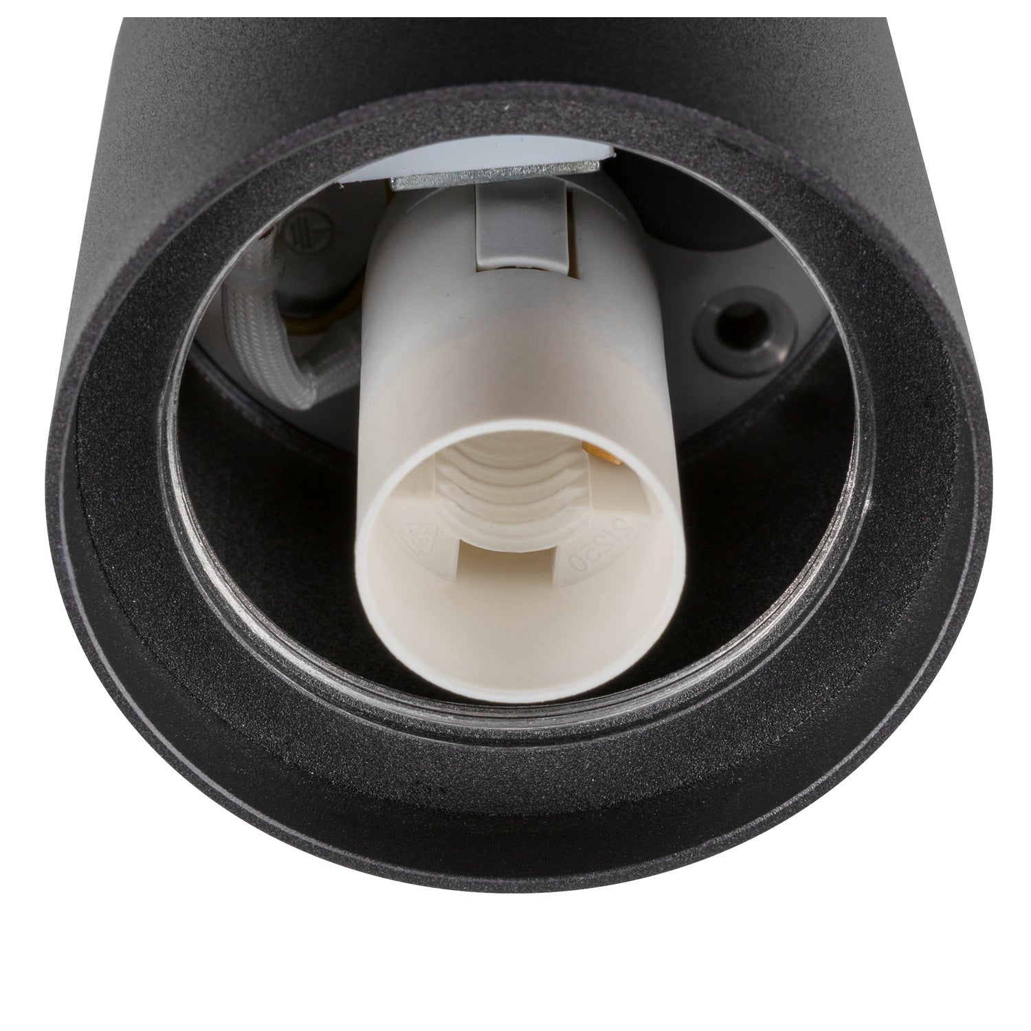 SLV VARYT, ceiling-mounted light, round, 1x max. 6 W, E14, black 1008099