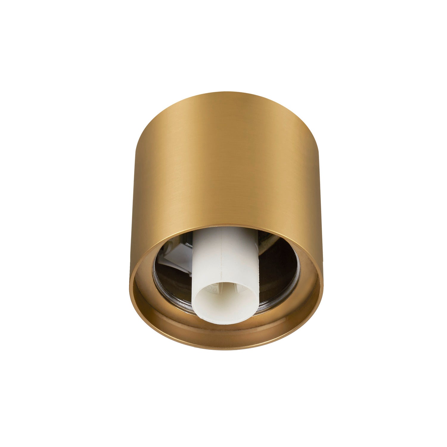 SLV VARYT, ceiling-mounted light, round, 1x max. 6 W, E14, brass 1008102