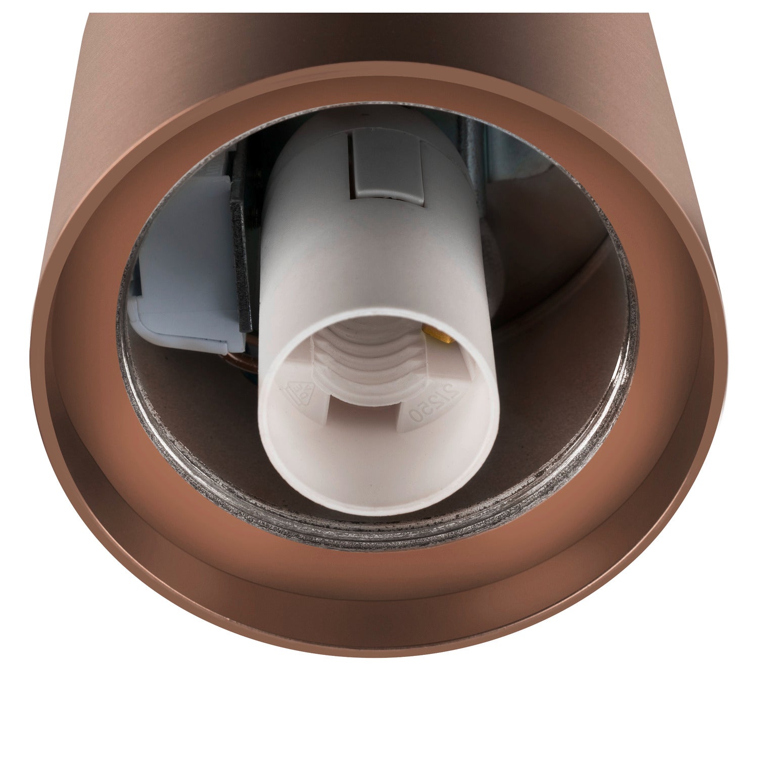 SLV VARYT, ceiling-mounted light, round, 1x max. 6 W, E14, copper 1008103