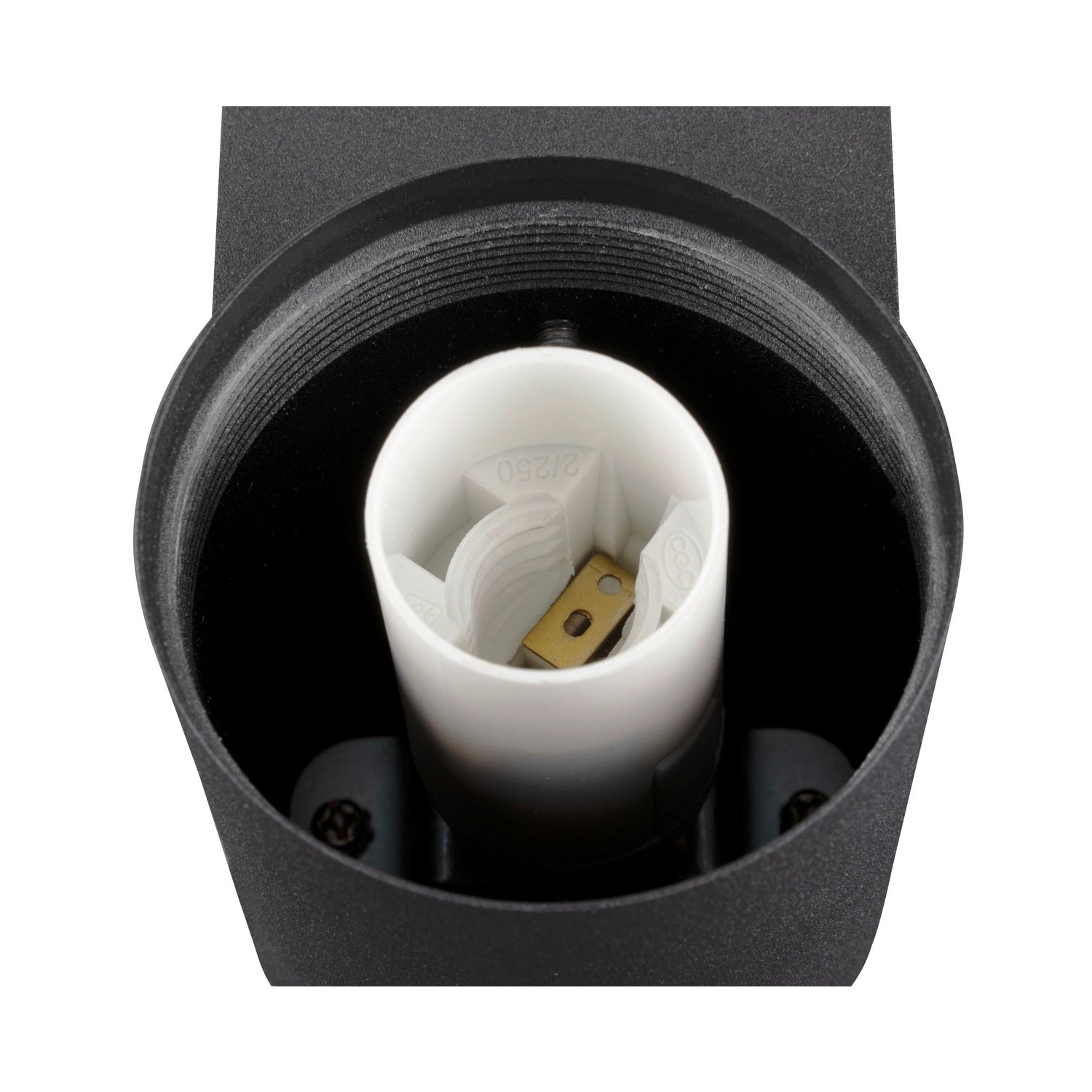 SLV VARYT, wall-mounted light, round, 1x max. 6 W, E14, black 1008104