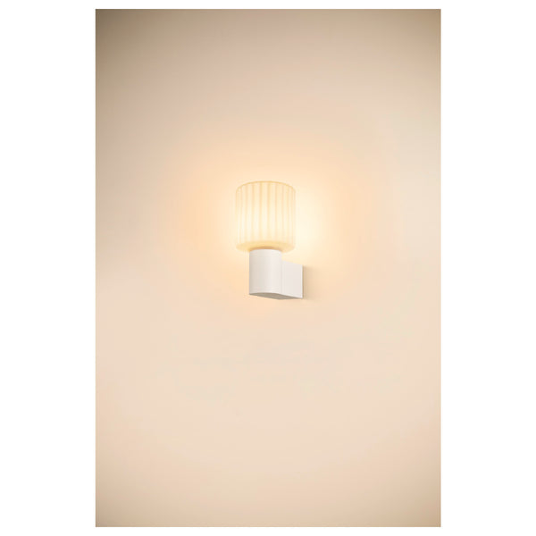 SLV VARYT, wall-mounted light, round, 1x max. 6 W, E14, white 1008105