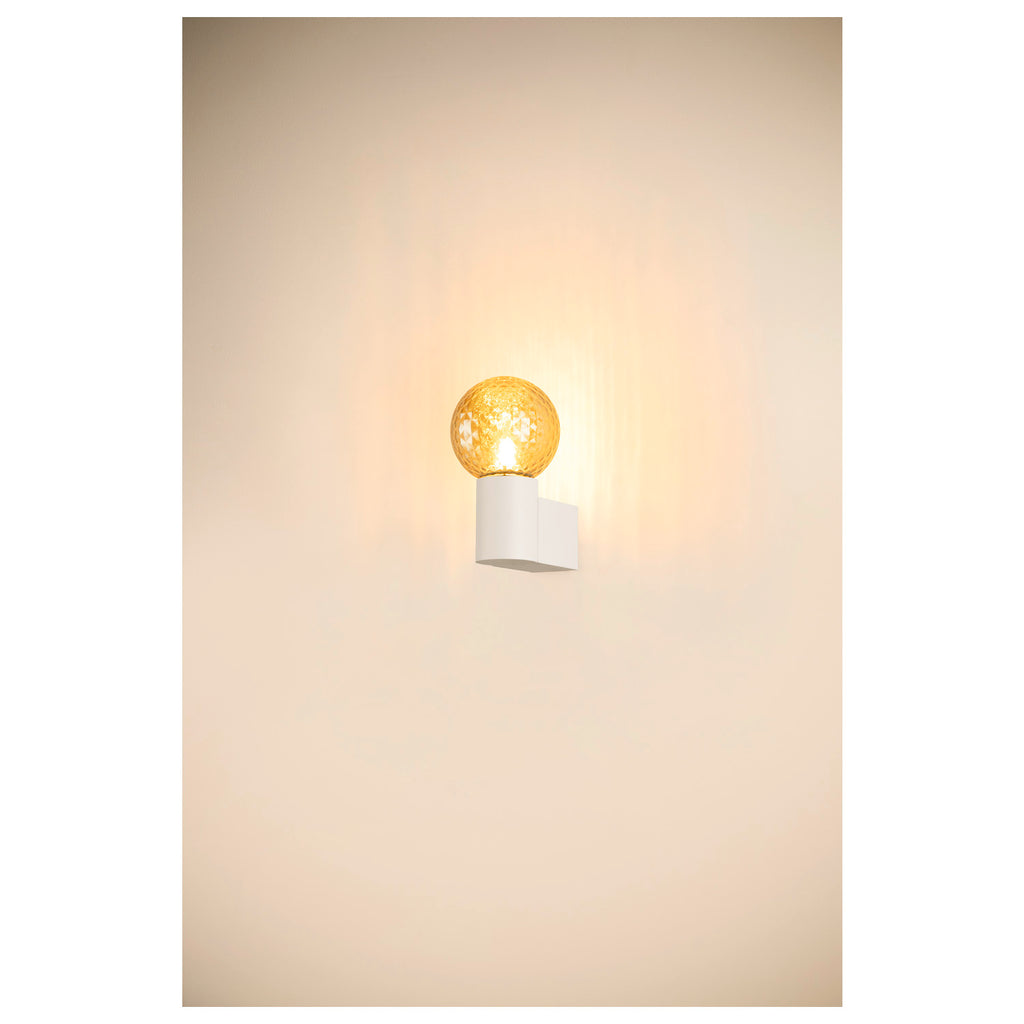 SLV VARYT, wall-mounted light, round, 1x max. 6 W, E14, white 1008105