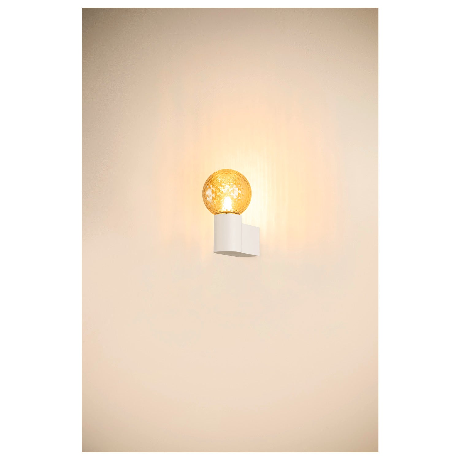 SLV VARYT, wall-mounted light, round, 1x max. 6 W, E14, white 1008105