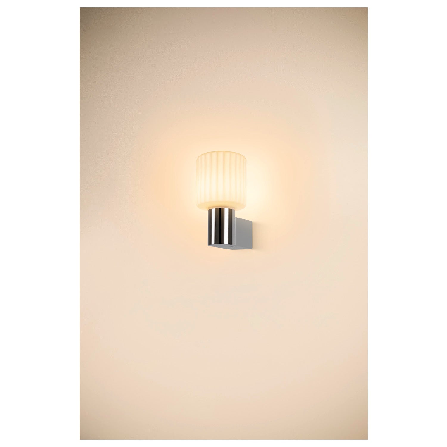 SLV VARYT, wall-mounted light, round, 1x max. 6 W, E14, chrome 1008106