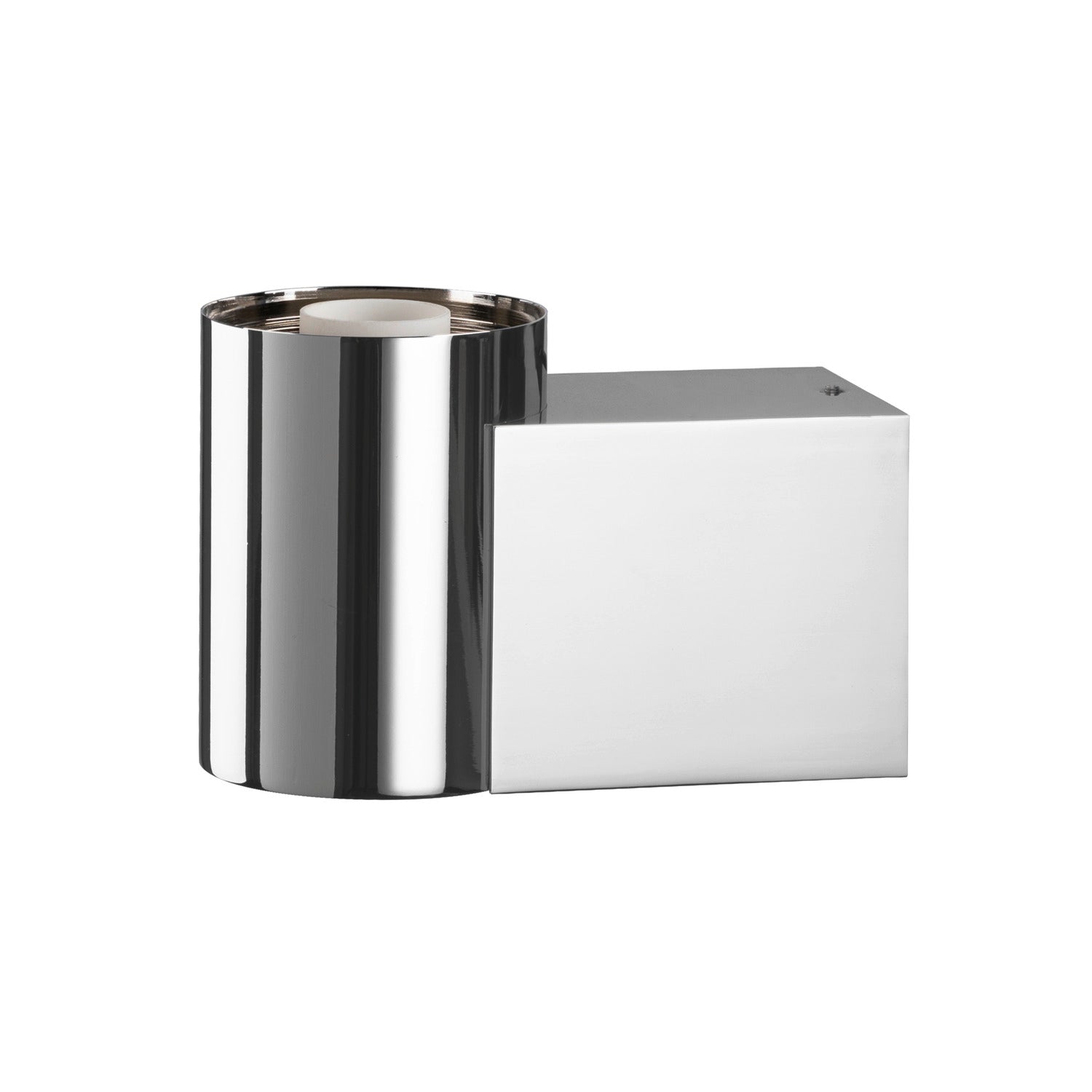 SLV VARYT, wall-mounted light, round, 1x max. 6 W, E14, chrome 1008106