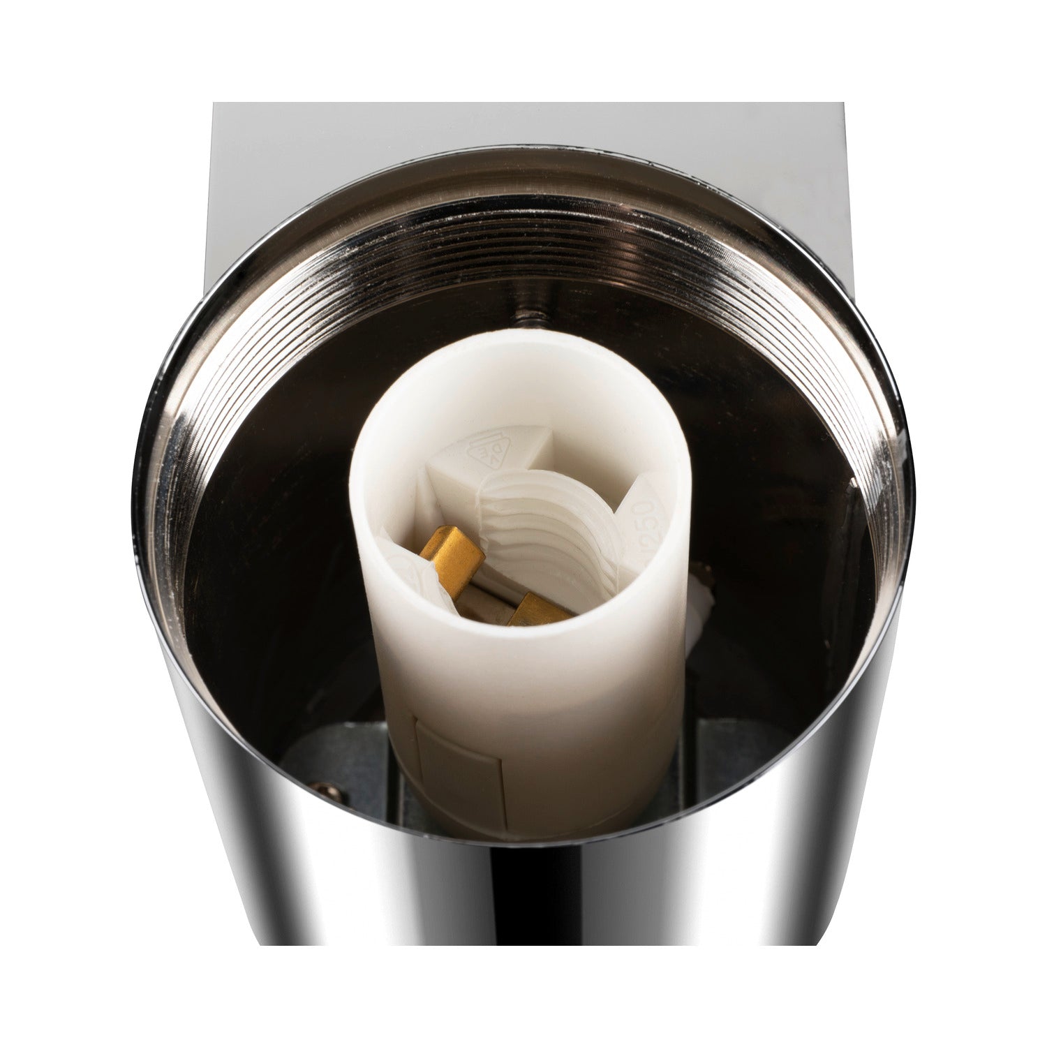 SLV VARYT, wall-mounted light, round, 1x max. 6 W, E14, chrome 1008106
