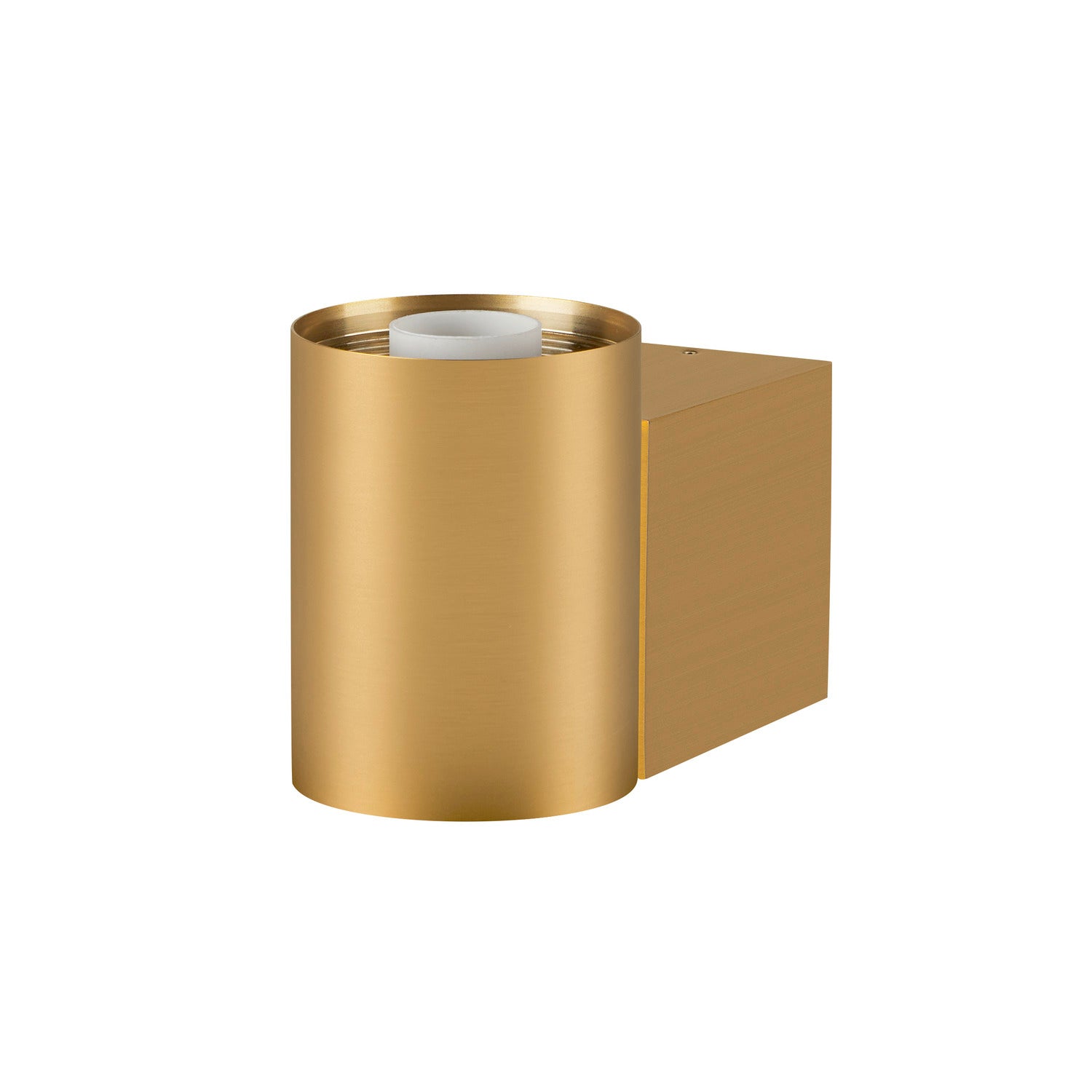 SLV VARYT, wall-mounted light, round, 1x max. 6 W, E14, brass 1008107