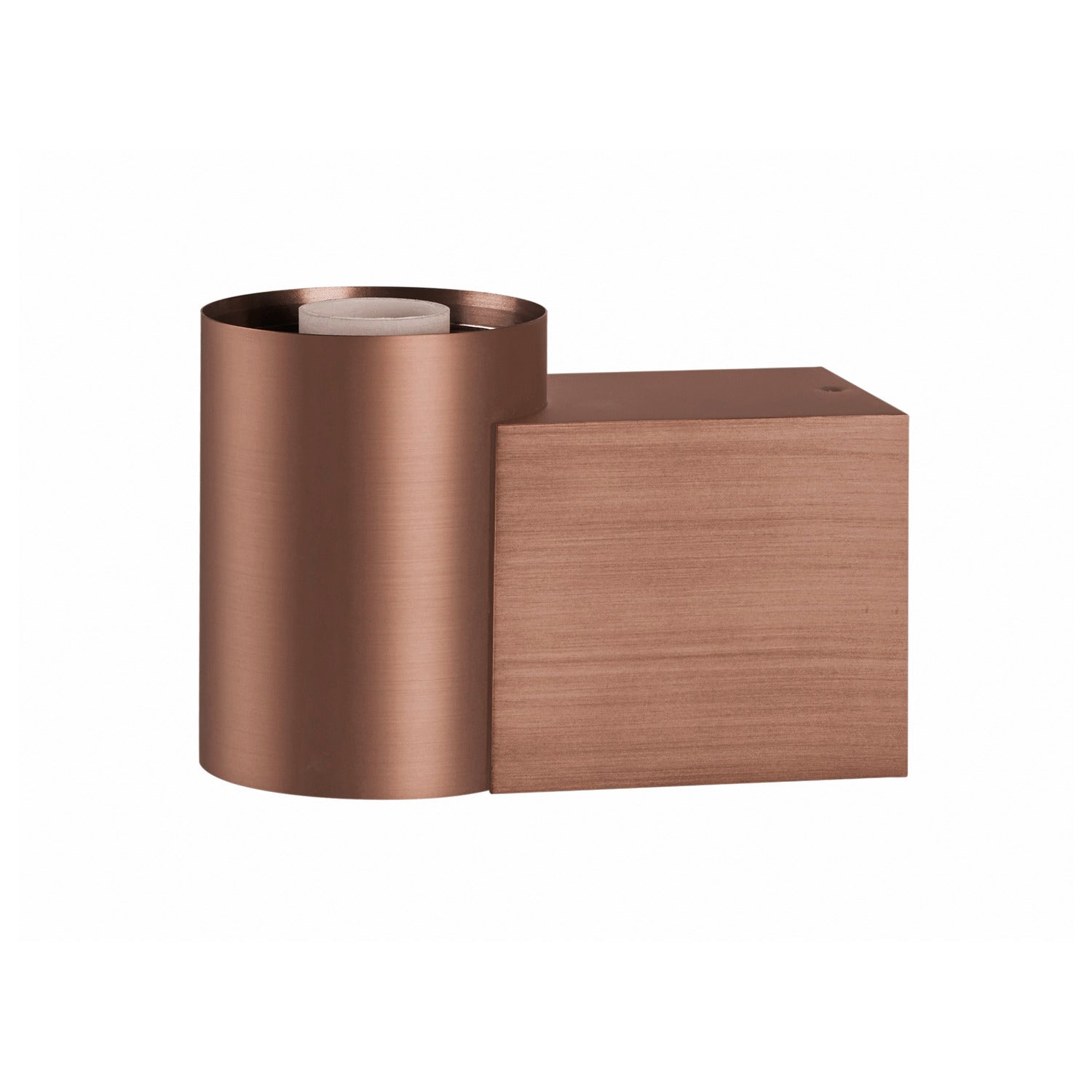 SLV VARYT, wall-mounted light, round, 1x max. 6 W, E14, copper 1008108