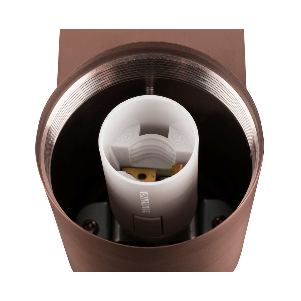 SLV VARYT, wall-mounted light, round, 1x max. 6 W, E14, copper 1008108