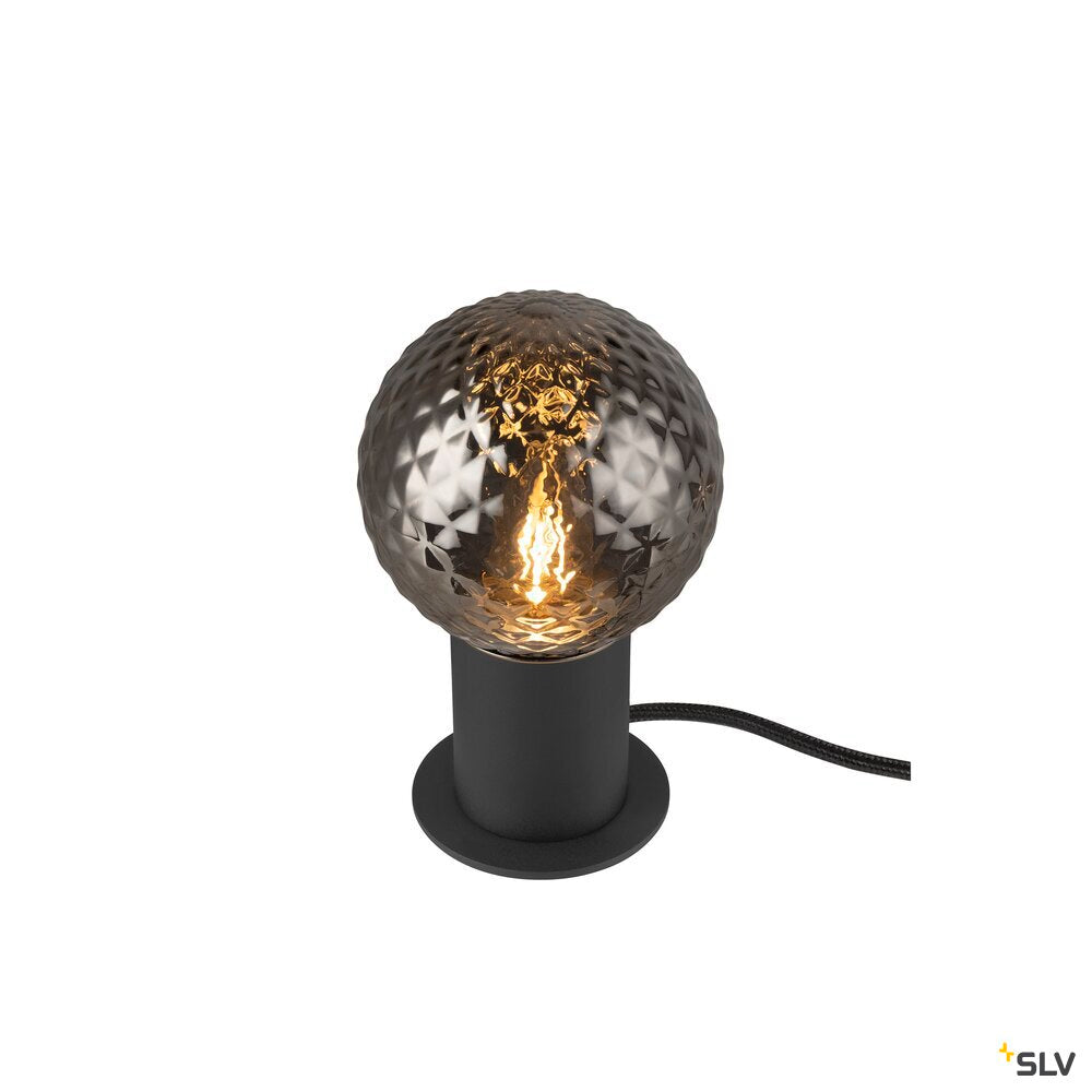 SLV VARYT, table lamp, round, 1x max. 6 W, E14, black 1008109