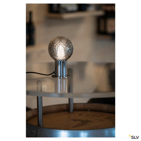 SLV VARYT, table lamp, round, 1x max. 6 W, E14, black 1008109