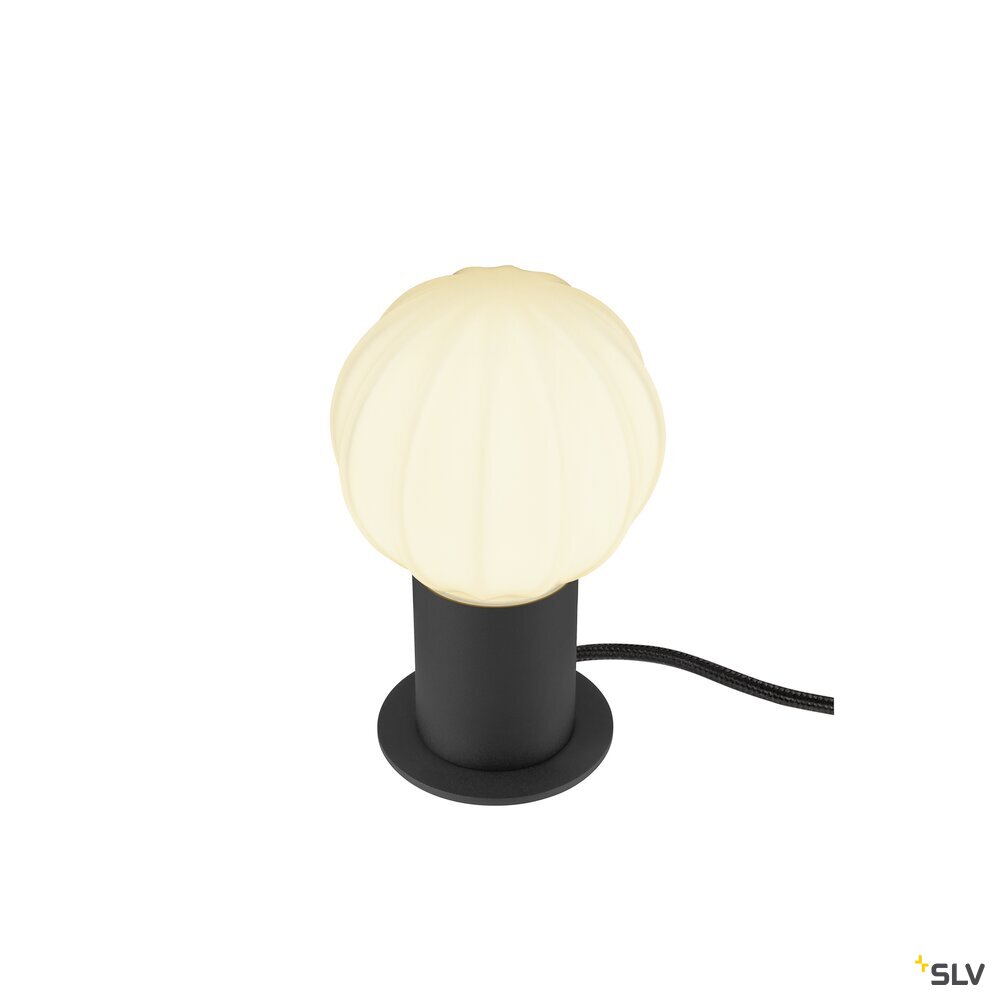 SLV VARYT, table lamp, round, 1x max. 6 W, E14, black 1008109
