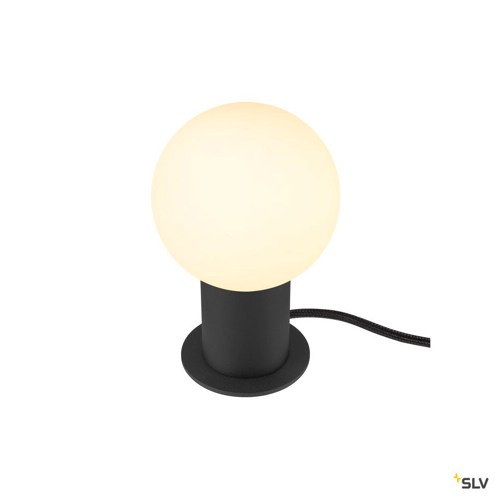 SLV VARYT, table lamp, round, 1x max. 6 W, E14, black 1008109