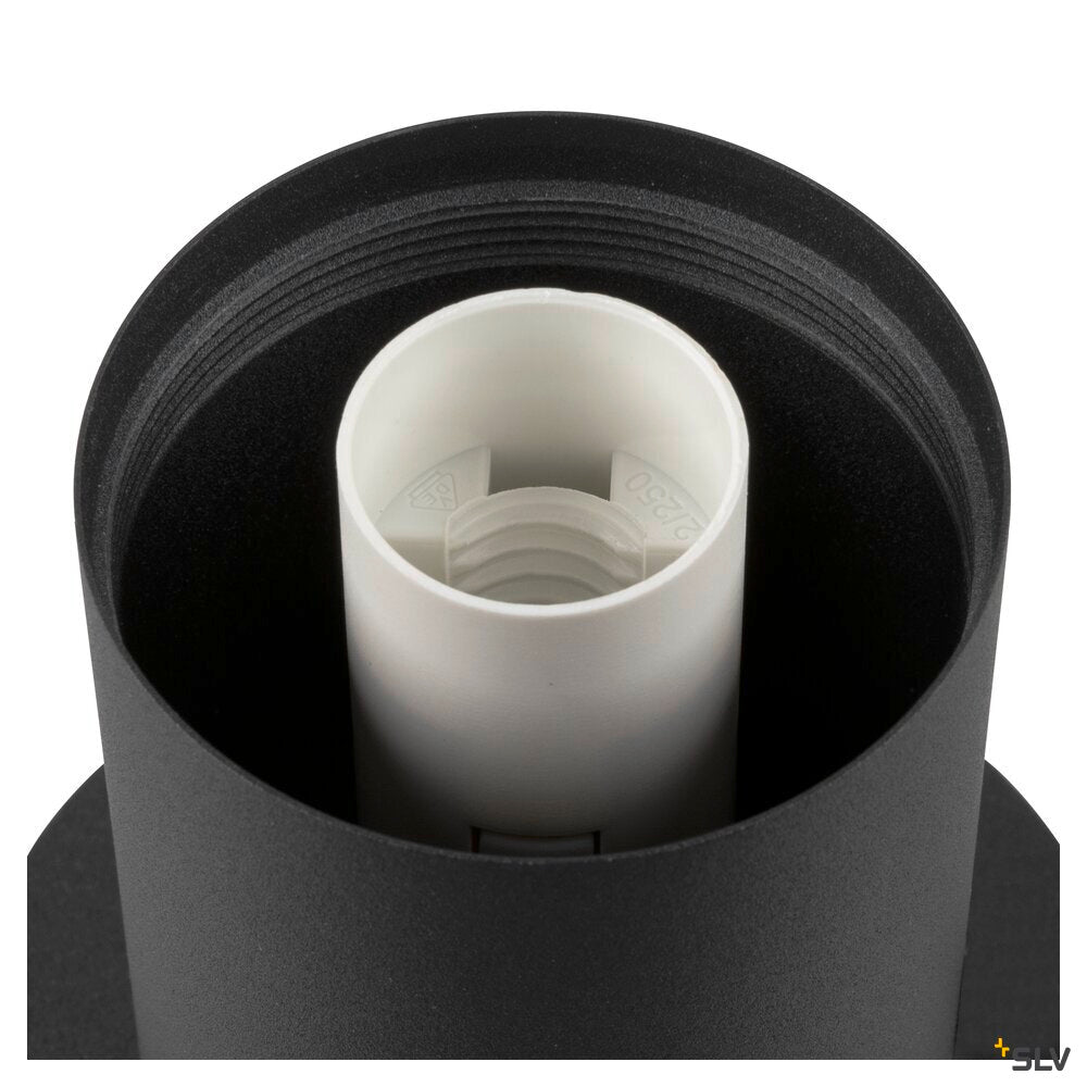 SLV VARYT, table lamp, round, 1x max. 6 W, E14, black 1008109