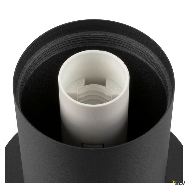 SLV VARYT, table lamp, round, 1x max. 6 W, E14, black 1008109