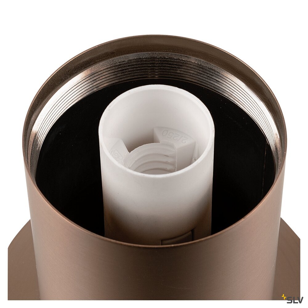 SLV VARYT, table lamp, round, 1x max. 6 W, E14, copper 1008113