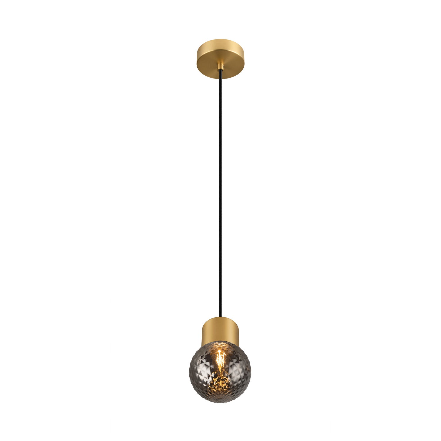 SLV VARYT glass shade, Diamant smoke 1007858