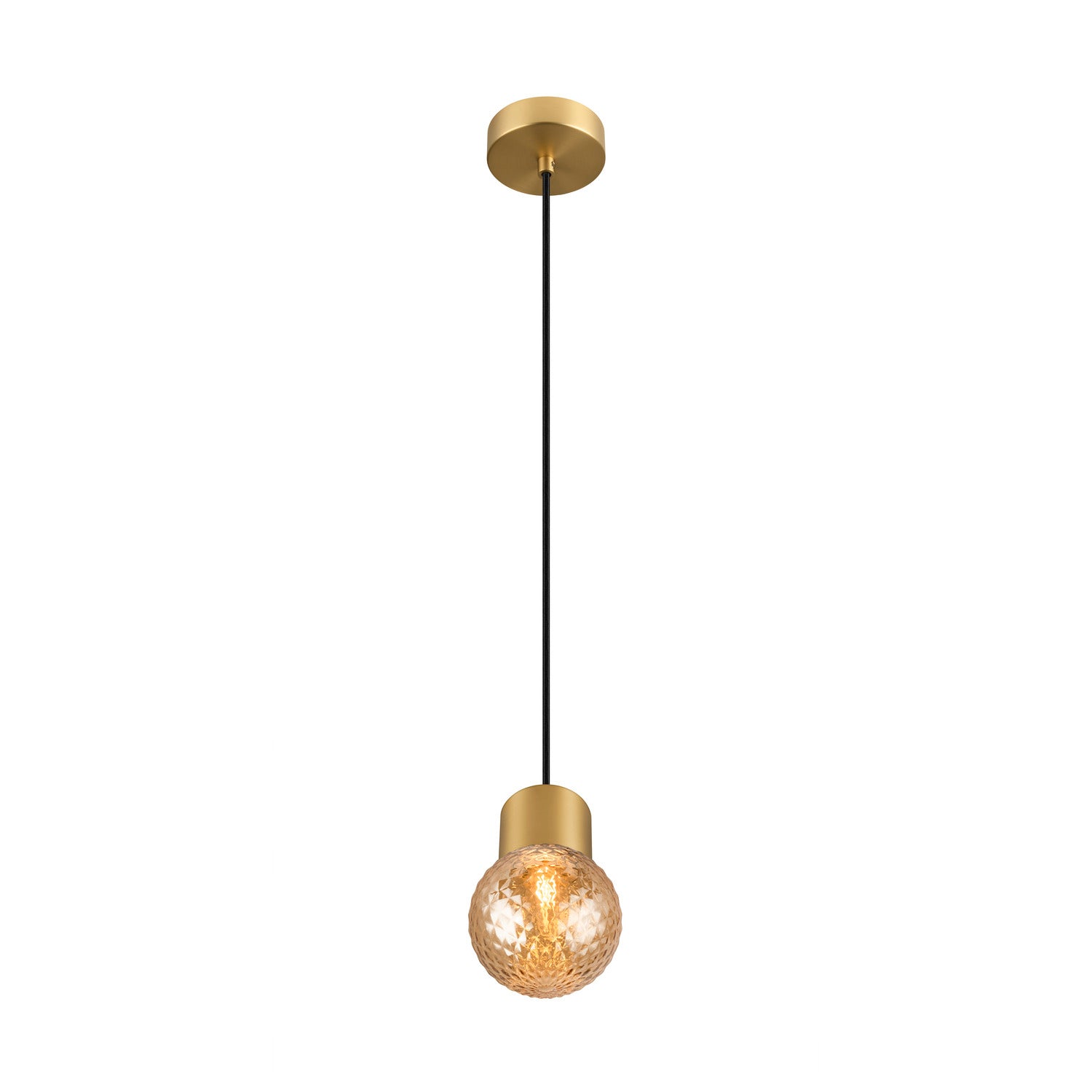 SLV VARYT glass shade, Diamant amber 1008023