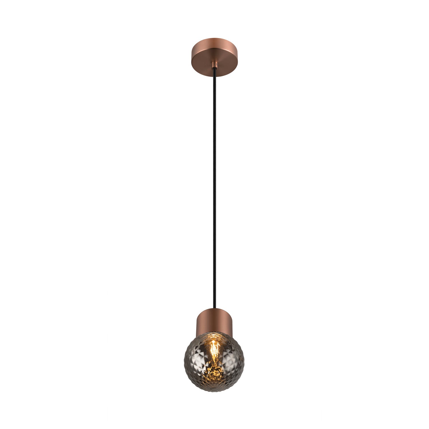 SLV VARYT glass shade, Diamant smoke 1007858