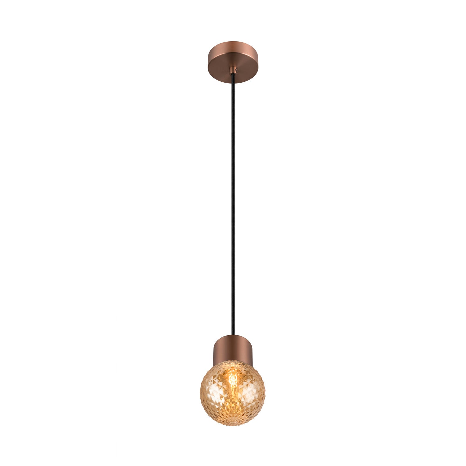 SLV VARYT glass shade, Diamant amber 1008023
