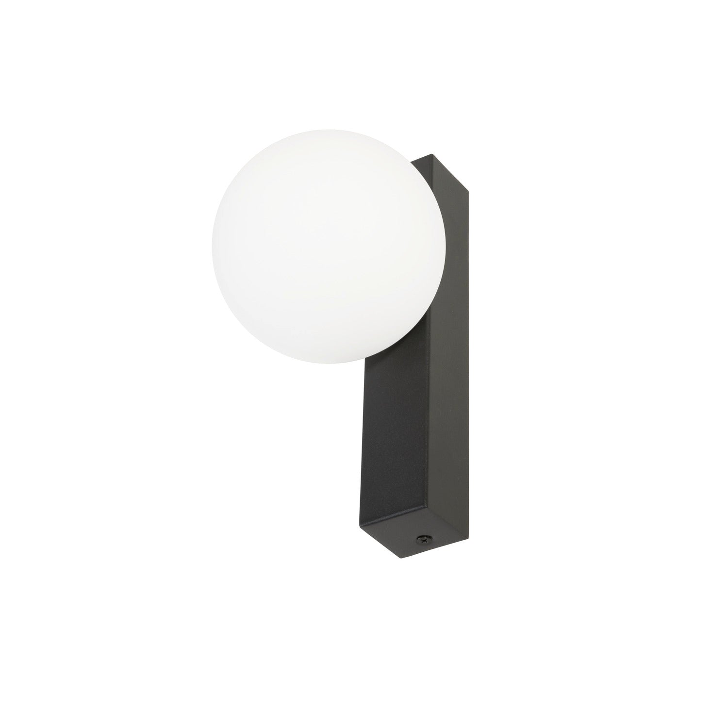 SLV SUN, wall-mounted light, square, 1x max. 40 W, LED light, G9, PHASE, black 1008123