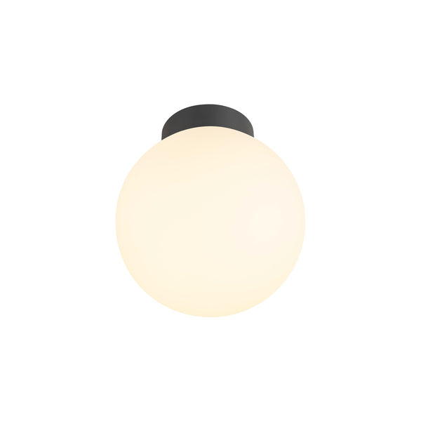 SLV SUN 20, ceiling-mounted light, round, 1x max. 60 W, E27, black 1008125