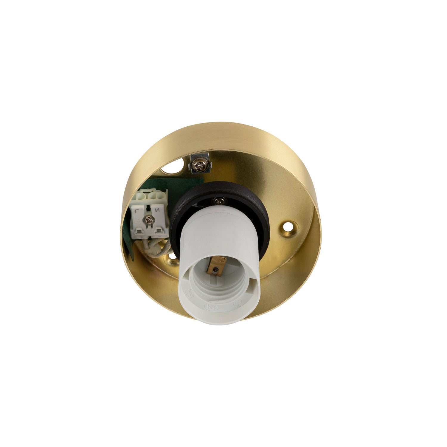 SLV SUN 20, ceiling-mounted light, round, 1x max. 60 W, E27, gold 1008126