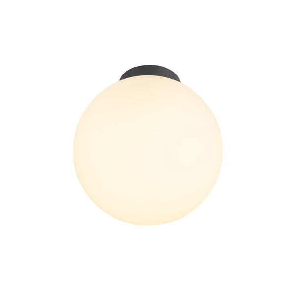 SLV SUN 30, ceiling-mounted light, round, 1x max. 60 W, E27, black 1008127