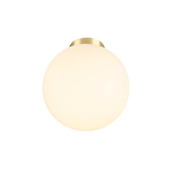 SLV SUN 30, ceiling-mounted light, round, 1x max. 60 W, E27, gold 1008128