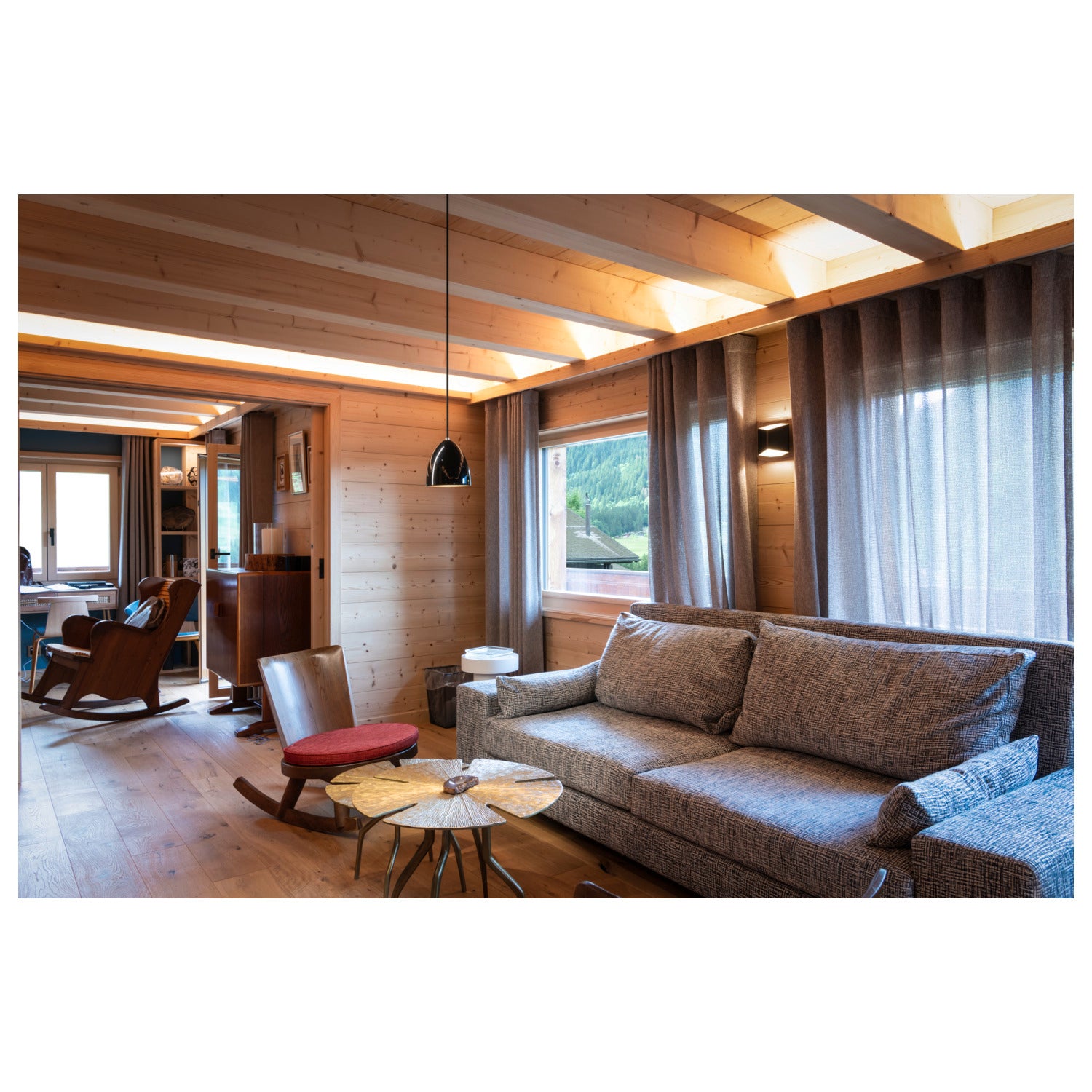 SLV PARA CONE 20, pendant light, pendant length 250 cm, E27, 1x max. 60 W, gold/black 1008129