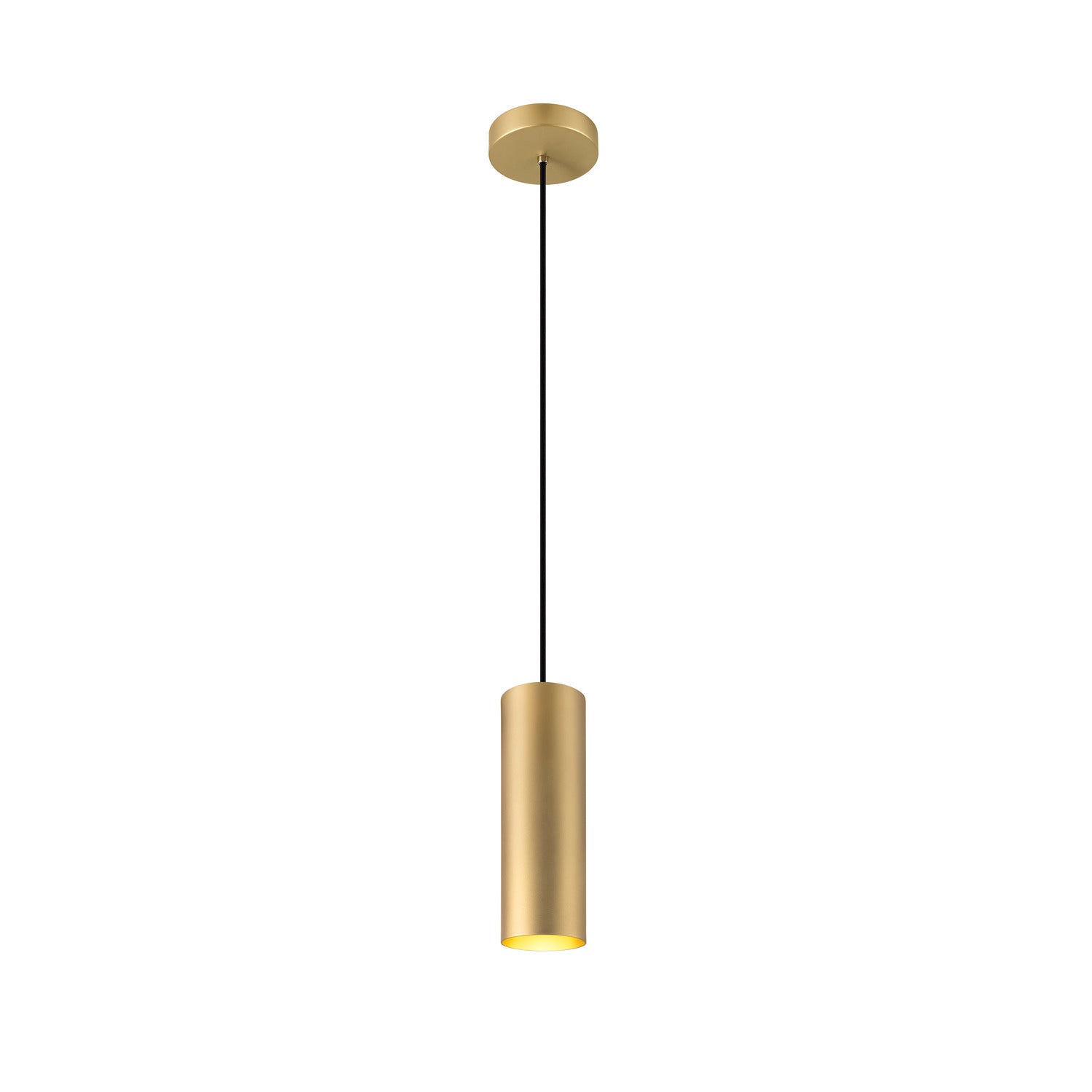 SLV ENOLA®, pendant light, pendant length 150 cm, E27, 1x max. 50 W, matt gold 1008134