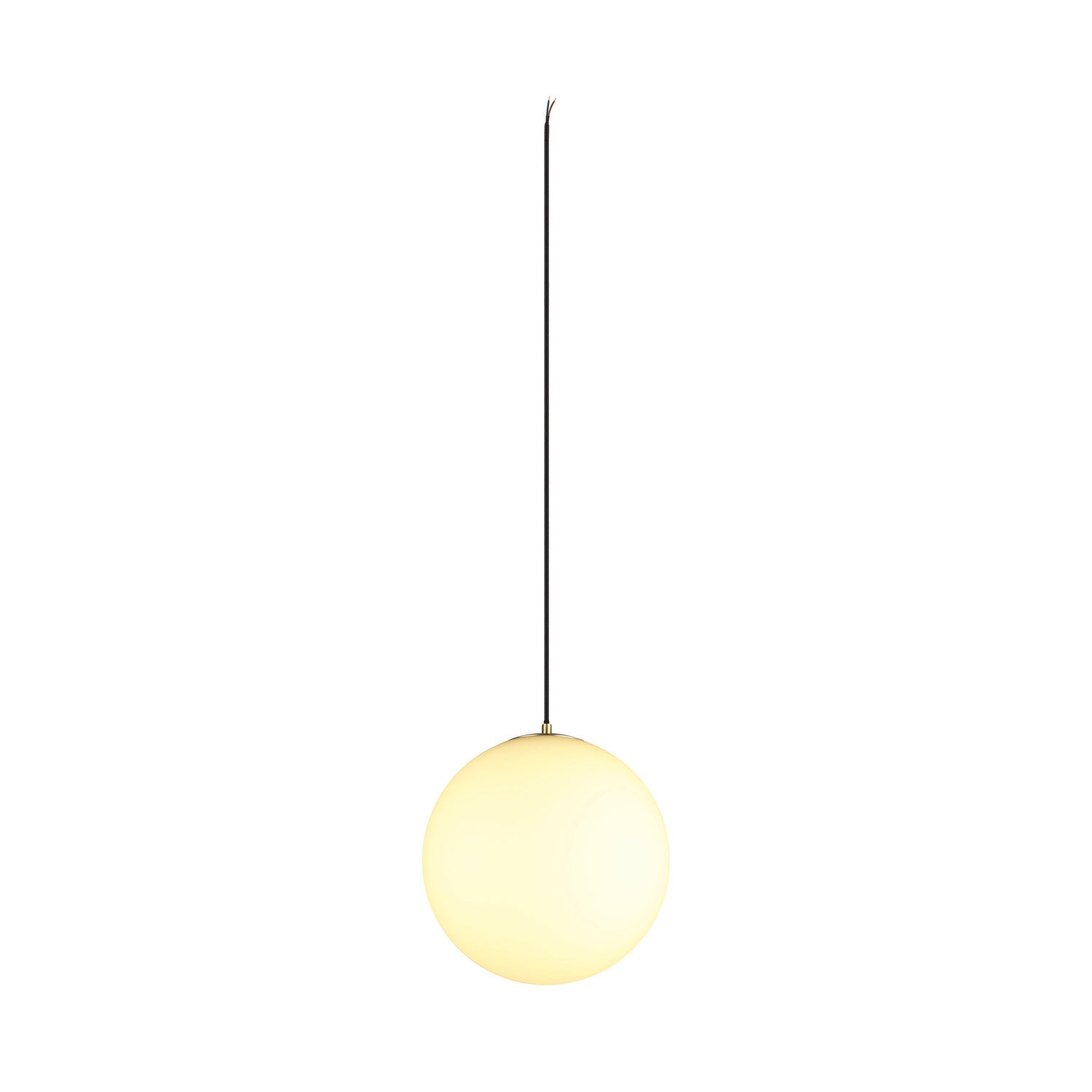 SLV SUN 30, pendant light, E27, open cable end, 1x max. 40 W, matt gold 1008136