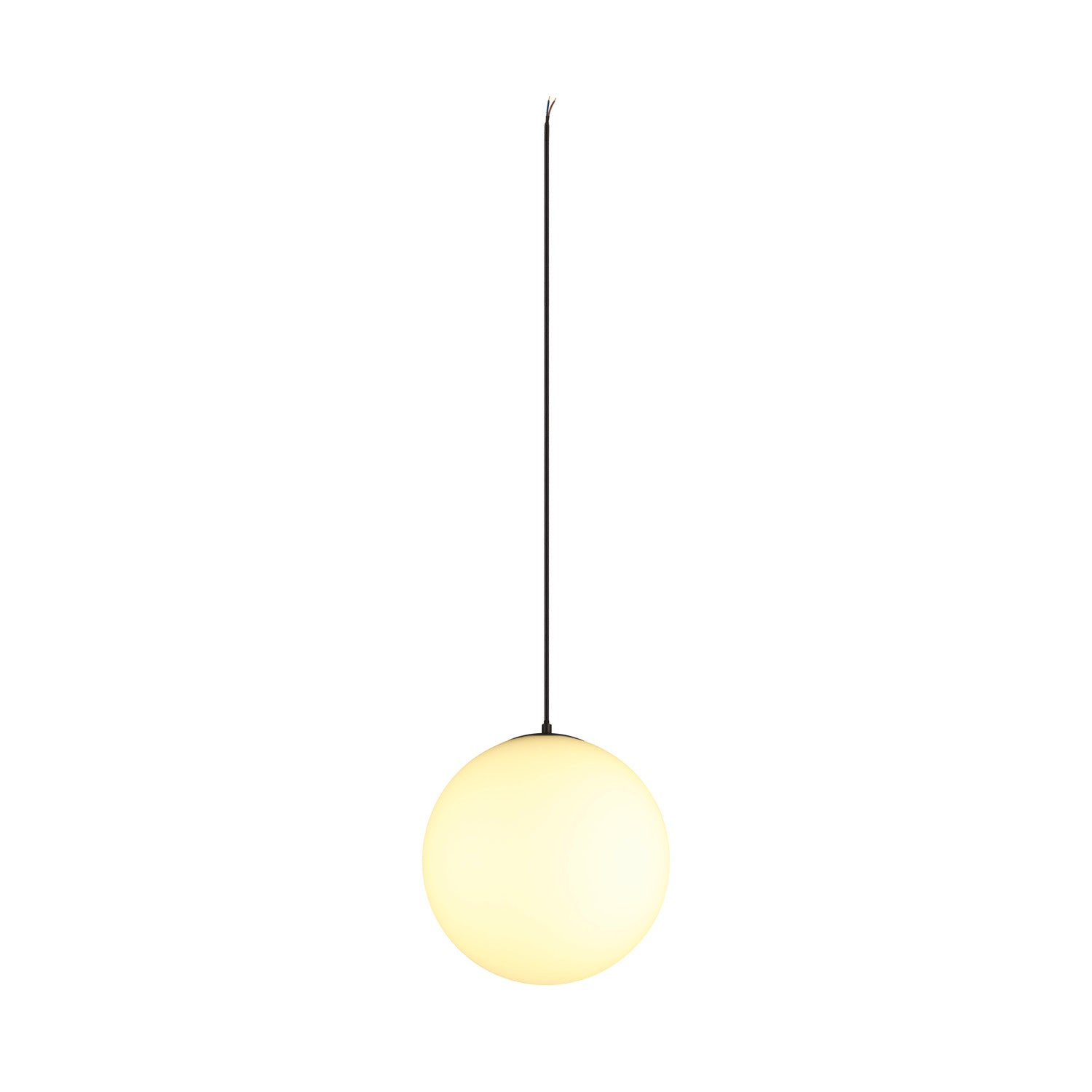 SLV SUN 30, pendant light, E27, open cable end, 1x max. 40 W, matt black 1008137
