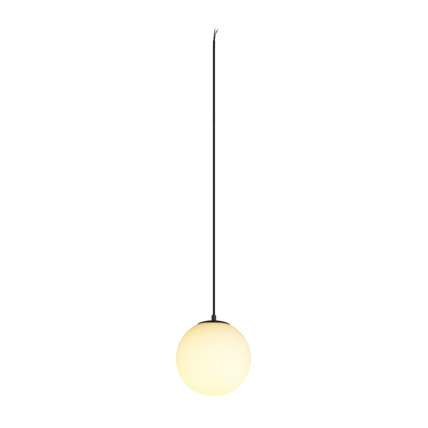 SLV SUN 20, pendant light, E27, open cable end, 1x max. 40 W, matt black 1008139