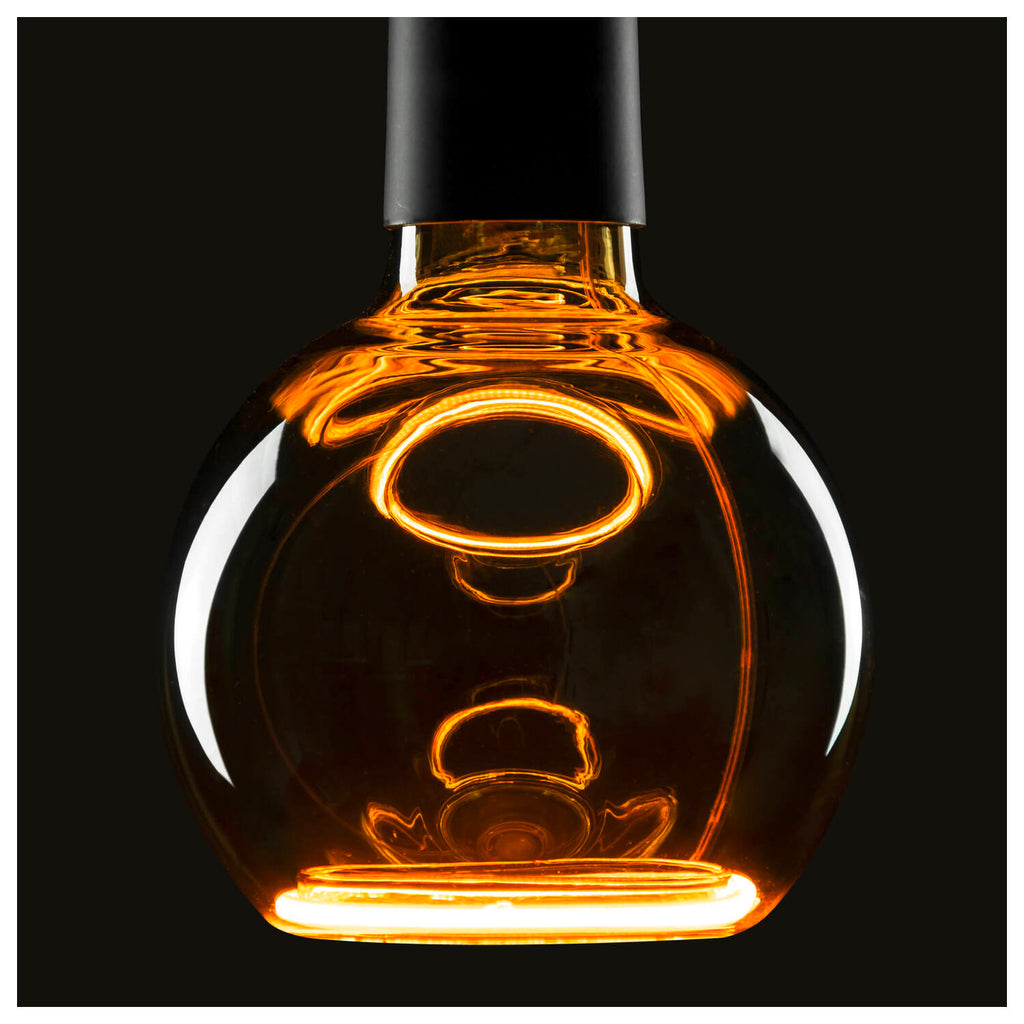 SLV LED Floating Globe 125, LED bulb, smokey black, E27, PHASE, 6 W, 1900 K 1008155