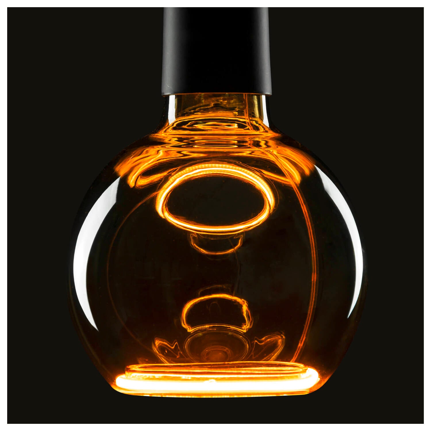 SLV LED Floating Globe 125, LED bulb, smokey black, E27, PHASE, 6 W, 1900 K 1008155