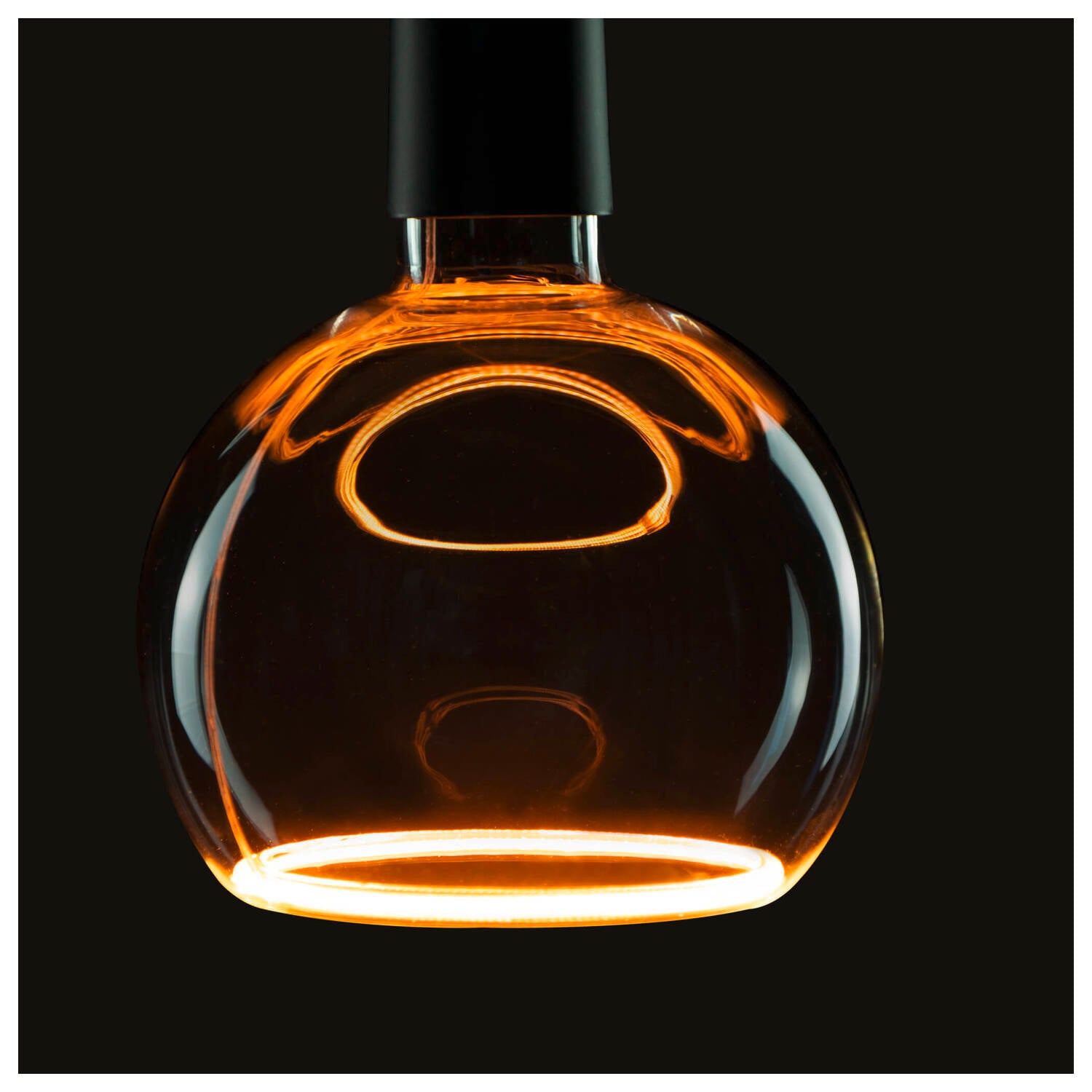 SLV LED Floating Globe 150, LED bulb, smokey black, E27, PHASE, 6 W, 1900 K 1008163