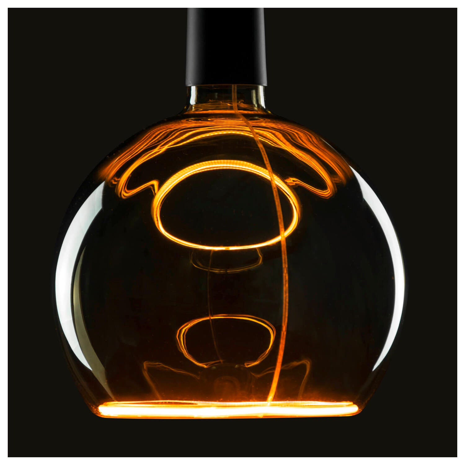 SLV LED Floating Globe 200, LED bulb, smokey black, E27, PHASE, 6 W, 1900 K 1008164
