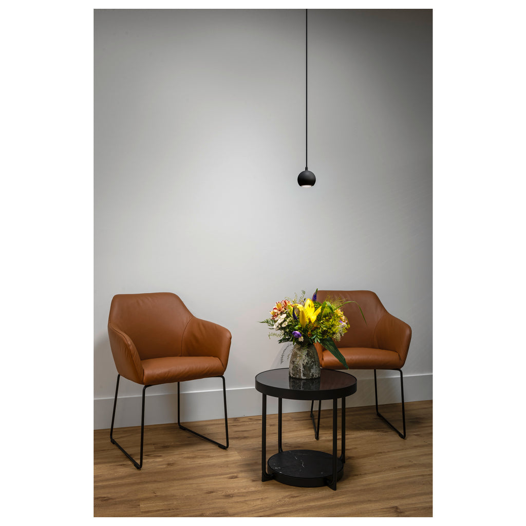 SLV LIGHT EYE® 90, 3~ pendant light, GU10, pendant length 150 cm, 1x max. 6 W, matt black 1008170