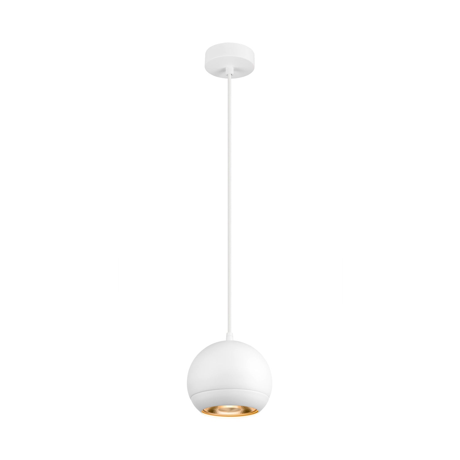 SLV LIGHT EYE® 150, pendant light, GU10, pendant length 150 cm, 1x max. 13 W, matt white 1008179