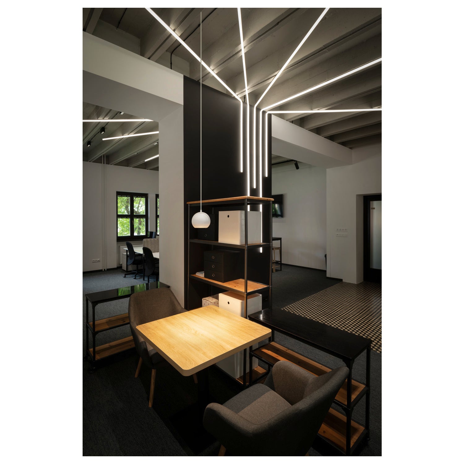 SLV LIGHT EYE® 150, pendant light, GU10, pendant length 150 cm, 1x max. 13 W, matt white 1008179