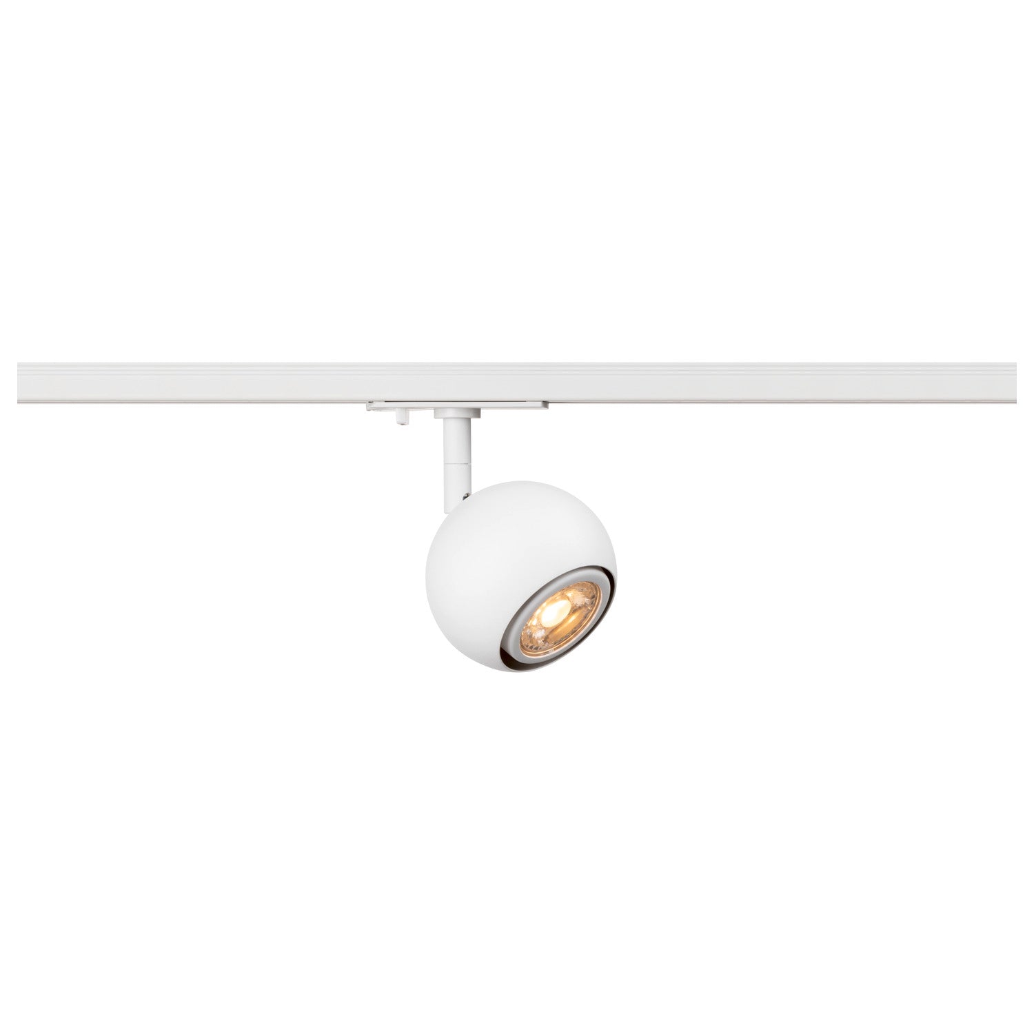 SLV LIGHT EYE® 90, 1~ track spotlight, round, GU10, 1x max. 6 W, matt white 1008181