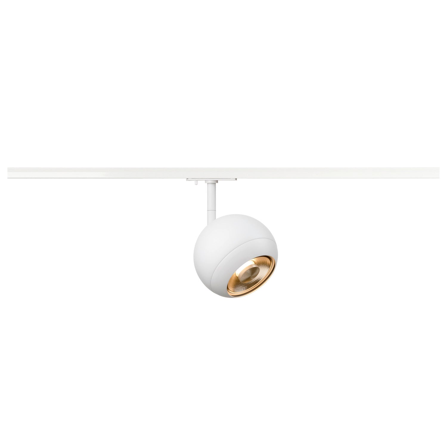 SLV LIGHT EYE ® 150, 1~ track spotlight, round, GU10, 1x max. 13 W, matt white 1008183