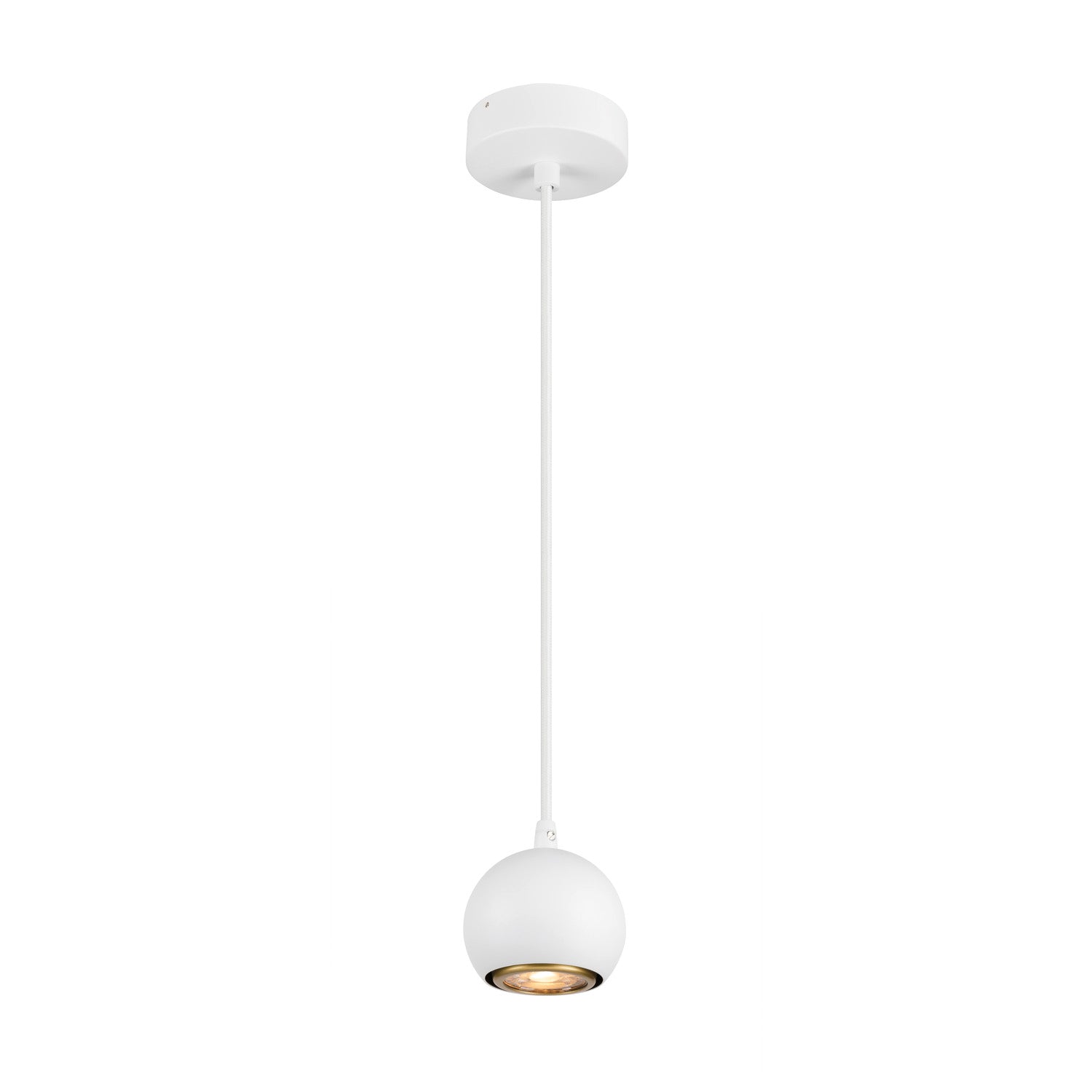 SLV LIGHT EYE® 90, pendant light, GU10, pendant length 150 cm, 1x max. 6 W, matt white 1008173